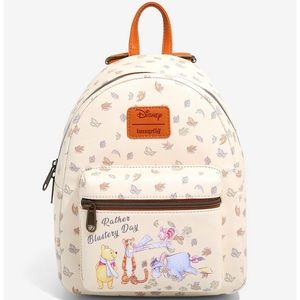 NWT Loungefly Disney Winnie The Pooh Blustery Day Mini Backpack